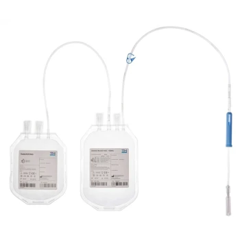 Контейнер для крові з розчином  ЦФДА-1 подвійний  в модифікації 450/450 без порту для пробірок (DC-450NG)