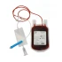 Одинарні контейнери для взяття 450 мл. крові з розчином ЦФДА-1 з адаптером для вакуумних пробірок (RS450Са) 5193