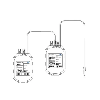 Контейнер для крови пустой двойной в модификации 300/300 (ED-300)