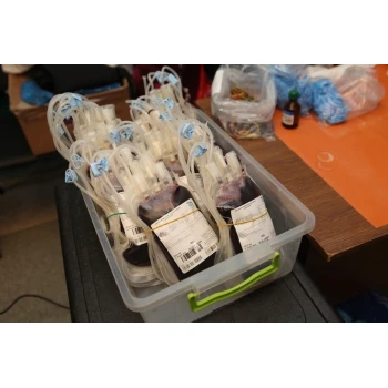 Контейнер для крови с раствором ЦФДА-1 в модификации 450/450/450/450 с портом для пробирок (QC-450SS)