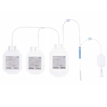 Контейнер для крови с растворами ЦФДА-1 тройной в модификации 450/450/450 с портом для пробирок (TC-450SS)